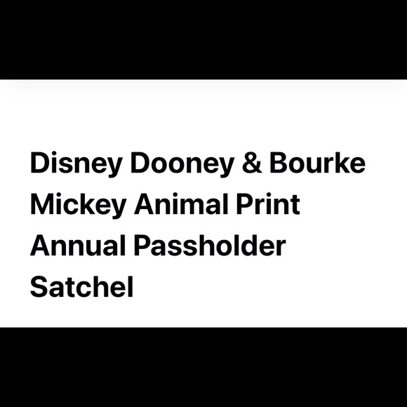 Disney Dooney and Bourke Animal Mickey AP Satchel - Picture 4 of 10